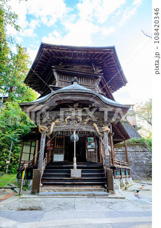 初秋のさざえ堂 福島県会津若松市 初秋のさざえ堂 福島県会津若松市 108420346