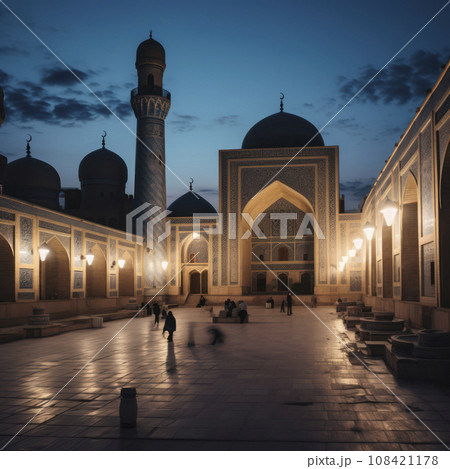uzbekistan night madrassa court uzbekistan night madrassa court 108421178