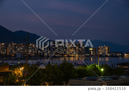 琵琶湖大津港夜景 108421510