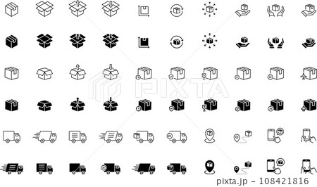 EC関係のアイコンセット EC関係のアイコンセット 108421816