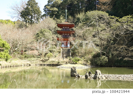 浄瑠璃寺の三重塔 108421944