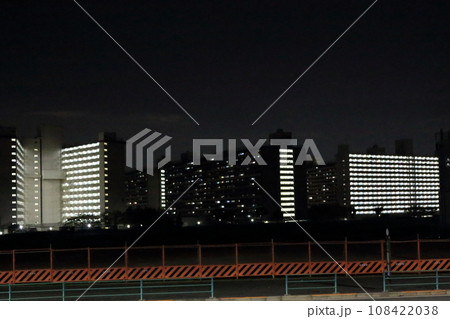 隅田川夜景・UR都市機構豊島5丁目団地【東京都北区】 隅田川夜景・UR都市機構豊島5丁目団地【東京都北区】 108422038
