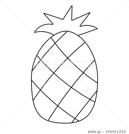 fruit summer element pineapple delicious line warm fruit summer element pineapple delicious line warm 108422203