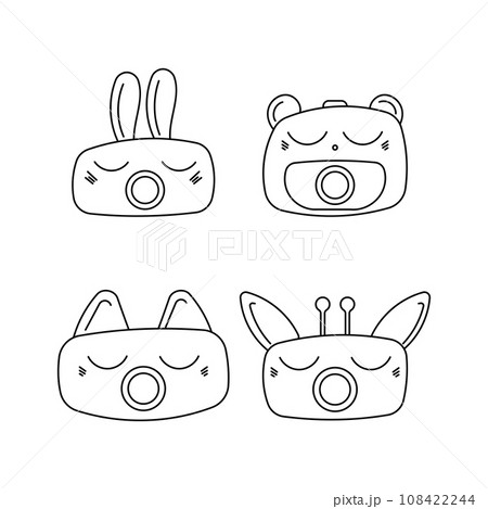 animal photography day set line toy camera animal photography day set line toy camera 108422244