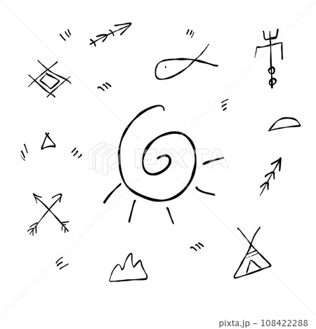 boho elements arrows icons signs symbols doodle boho elements arrows icons signs symbols doodle 108422288