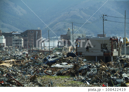 ＜東日本大震災＞女川、2011年4月26日 108422419