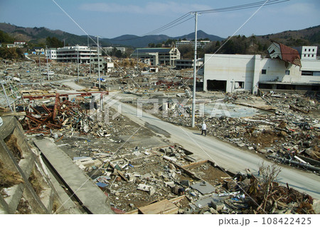 <東日本大震災>女川、2011年4月26日 <東日本大震災>女川、2011年4月26日 108422425
