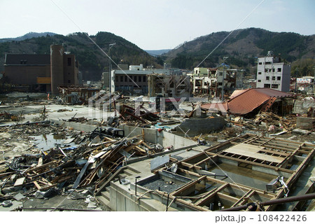 ＜東日本大震災＞女川、2011年4月26日 108422426