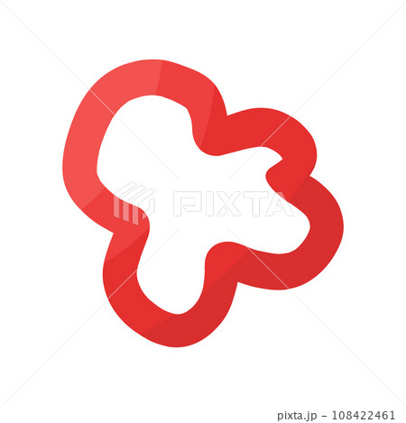 pepper sweet bulgarian piece red icon element 108422461