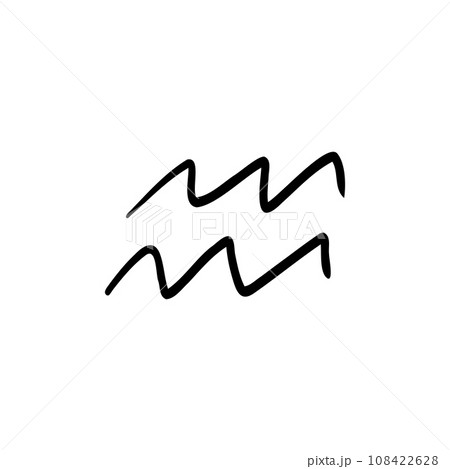 horoscope signs of the zodiac astrology doodle 108422628