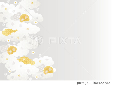 背景-和雪模様2023-1-1ベク 背景-和雪模様2023-1-1ベク 108422782