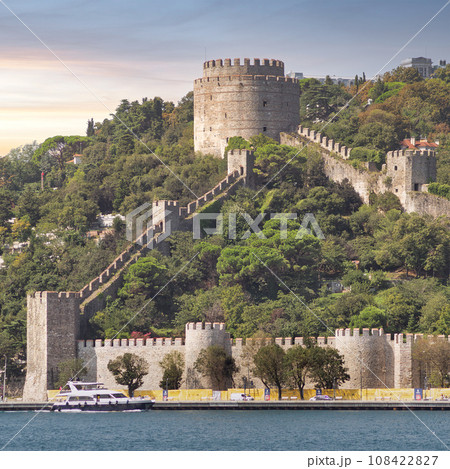 Rumelihisari, or Bogazkesen Castle, at the hills of the European side of Bosphorus Strait, Istanbul, Turkey Rumelihisari, or Bogazkesen Castle, at the hills of the European side of Bosphorus Strait, Istanbul, Turkey 108422827