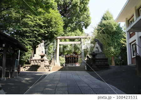 東京都新宿区高田馬場の諏訪神社の風景 東京都新宿区高田馬場の諏訪神社の風景 108423531