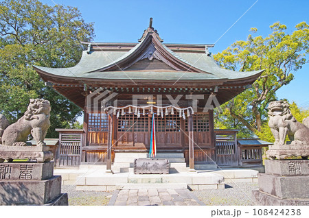福岡県うきは市吉井町の素盞嗚神社拝殿 108424238