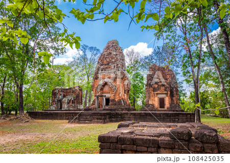 Prasat Ku Suan Taeng is an ancient Khmer castle located in Buriram Province, Thailand. Prasat Ku Suan Taeng is an ancient Khmer castle located in Buriram Province, Thailand. 108425035