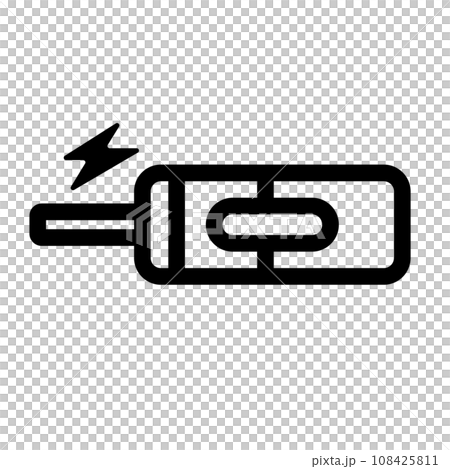 pop electronic cigarette Pop electronic cigarette icon. vector. - Stock Illustration [108425811]