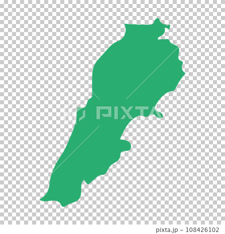 Lebanon map 108426102