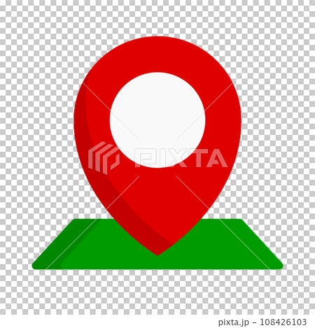 Map pin and map icon. vector. Map pin and map icon. vector. 108426103