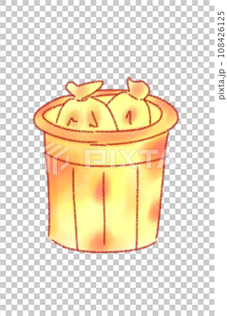 Cute trash can illustration 108426125