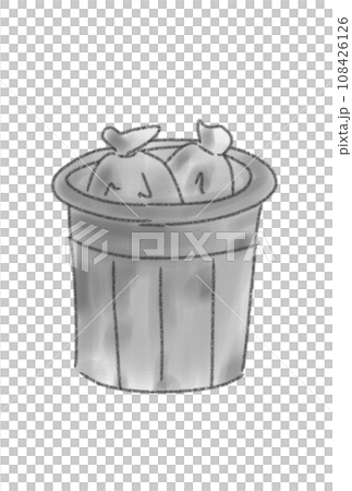 Cute trash can illustration 108426126