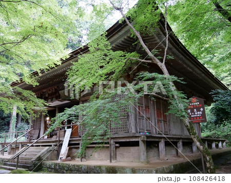 奈良 宇陀市 室生寺 本堂(灌頂堂)(秋) 奈良 宇陀市 室生寺 本堂(灌頂堂)(秋) 108426418