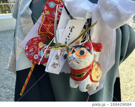 お宮参りの小物セット 108429084