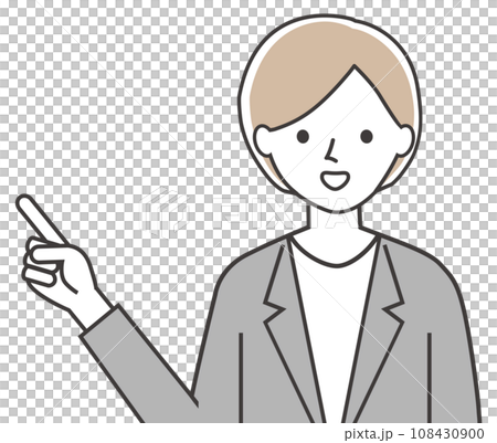 指向的女商人 108430900