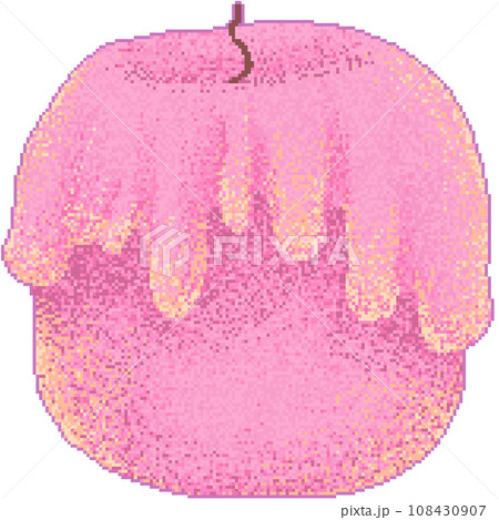 Pixel art medium pink candle Pixel art medium pink candle 108430907