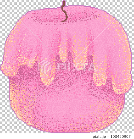 Pixel art medium pink candle Pixel art medium pink candle 108430907