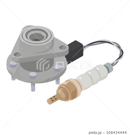 Car equipment icon. Isometric illustration of car equipment vector icon for web 108434444