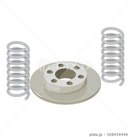 Vehicle maintenance icon. Isometric illustration of vehicle maintenance vector icon for web 108434449