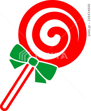 クリスマスカラーのぺろぺろキャンディ クリスマスカラーのぺろぺろキャンディ 108434600