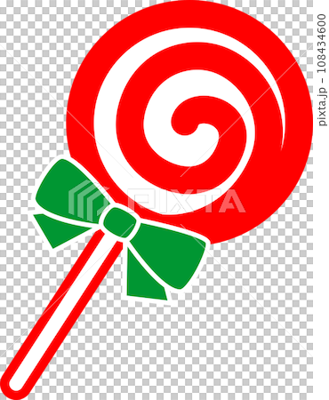 クリスマスカラーのぺろぺろキャンディ クリスマスカラーのぺろぺろキャンディ 108434600