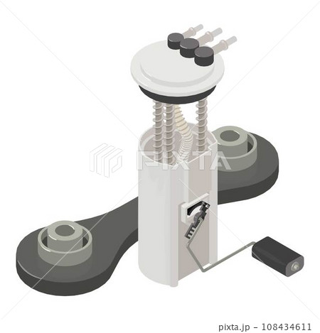 Car part icon. Isometric illustration of car part vector icon for web Car part icon. Isometric illustration of car part vector icon for web 108434611