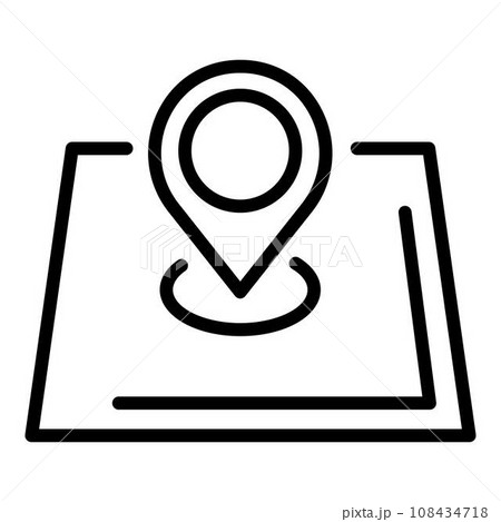 Location repair cloth icon. Outline location repair cloth vector icon for web design isolated on white background Location repair cloth icon. Outline location repair cloth vector icon for web design isolated on white background 108434718