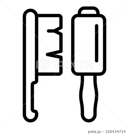 Clothes tools icon. Outline clothes tools vector icon for web design isolated on white background Clothes tools icon. Outline clothes tools vector icon for web design isolated on white background 108434724