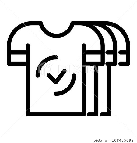 Shirt agitation icon. Outline shirt agitation vector icon for web design isolated on white background Shirt agitation icon. Outline shirt agitation vector icon for web design isolated on white background 108435698