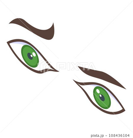 Adorable eyes icon. Isometric of adorable eyes vector icon for web design isolated on white background 108436104