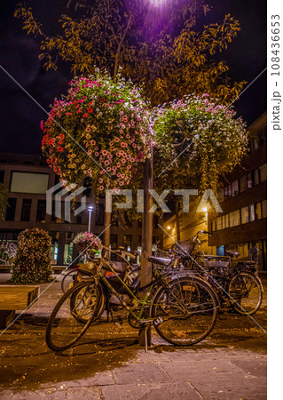 views of streets and buildings of antwerp at the night views of streets and buildings of antwerp at the night 108436653