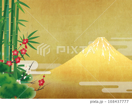 和モダンなイラスト(松竹梅) 和モダンなイラスト(松竹梅) 108437777