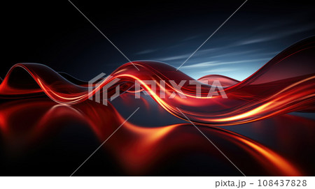 Abstract thin red lines on a black background Abstract thin red lines on a black background 108437828