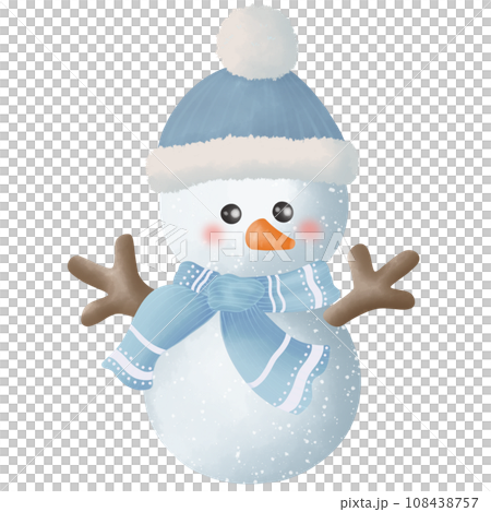 Snow man Christmas winter decorations element  108438757