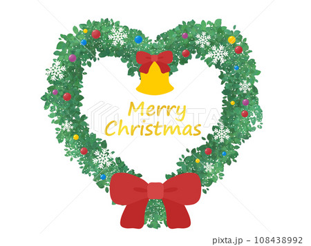ハート型 リース 素材 フリー素材 | ハート型のクリスマスリース