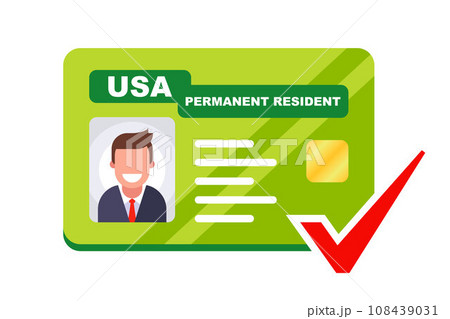 green card usa. permission to reside in America. green card usa. permission to reside in America. 108439031