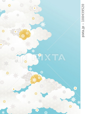 背景-和雪模様2023-3-2ベク 108439520