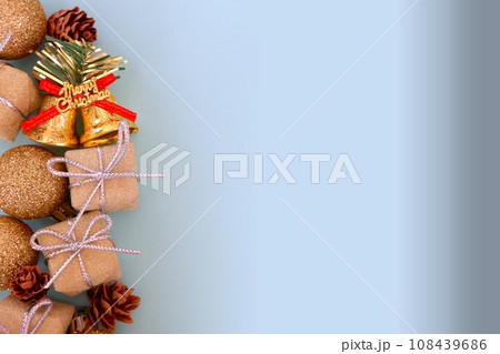クリスマスカード(水色) クリスマスカード(水色) 108439686