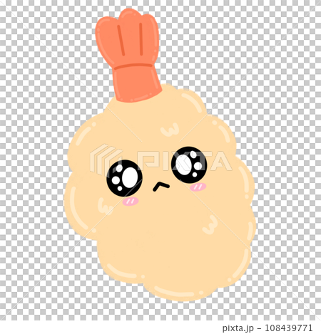Cute Tempura Mascot Character Kawaii Cartoon illustration Cute Tempura Mascot Character Kawaii Cartoon illustration 108439771