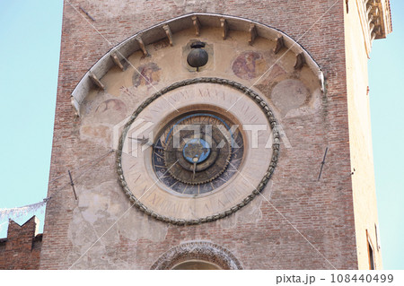historical clock of Mantova, Italy  108440499