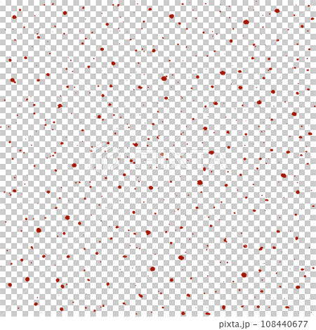 赤いグランジのテクスチャ - 複数の飛び散った血液や液体のイメージ素材 108440677