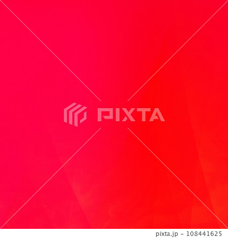Plain red square background with copy space for text or image, Simple Design for your ideas, Best suitable for online Ads, poster, banner, sale, celebrations and various design works 108441625